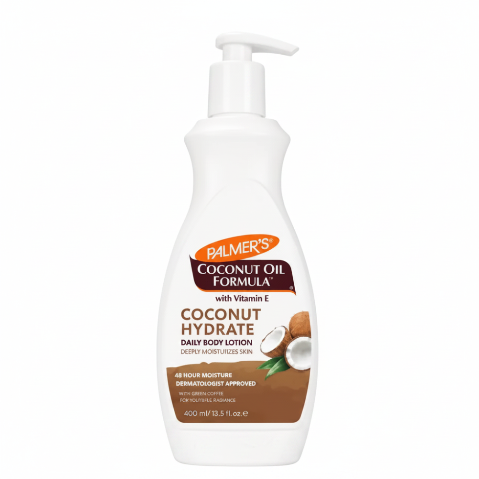 palmers coconut hydrate body lotion 400ml deep moisturizing daily skin care soft smooth hydrated skin