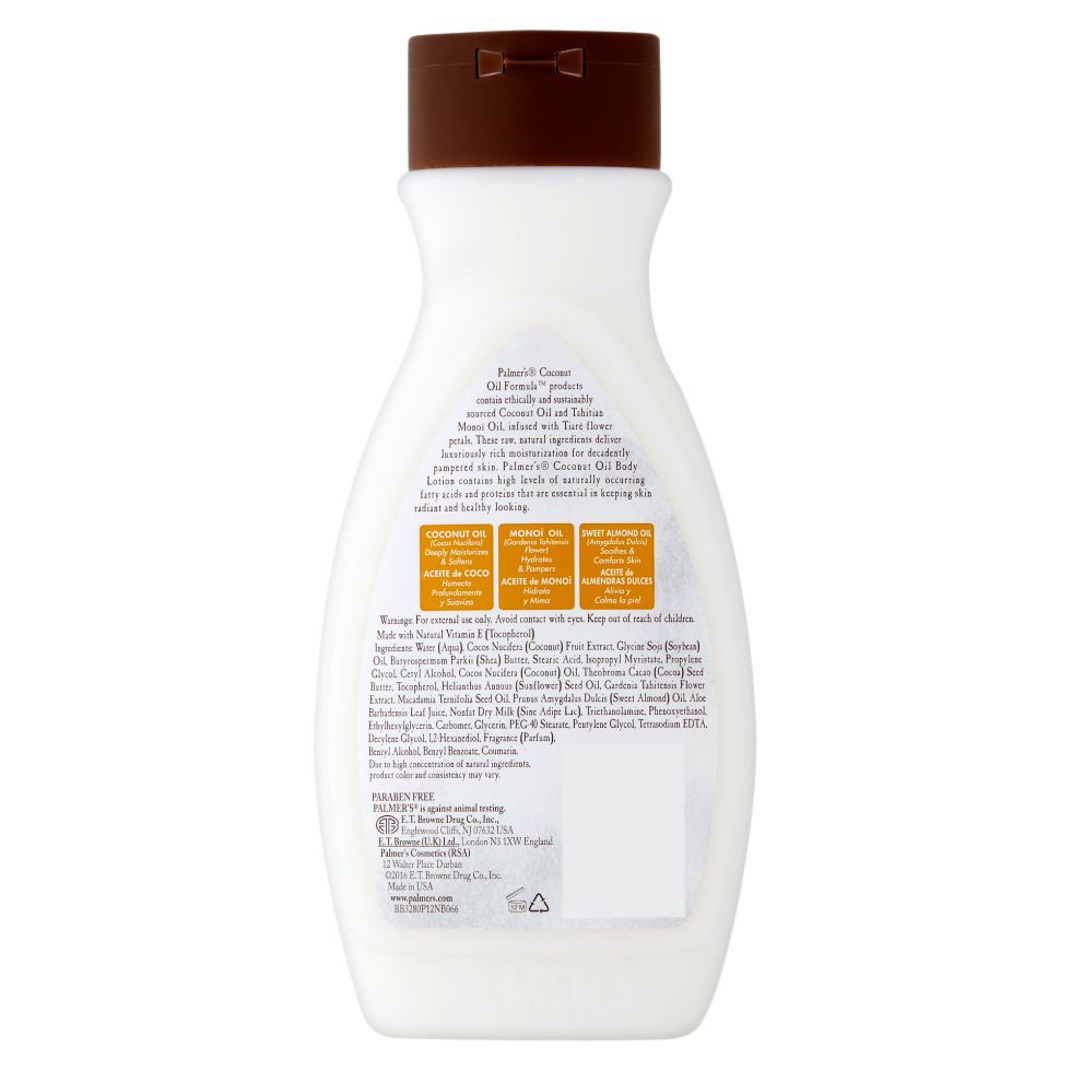 palmers coconut oil body lotion 350ml 24h moisture soft smooth hydrated skin care