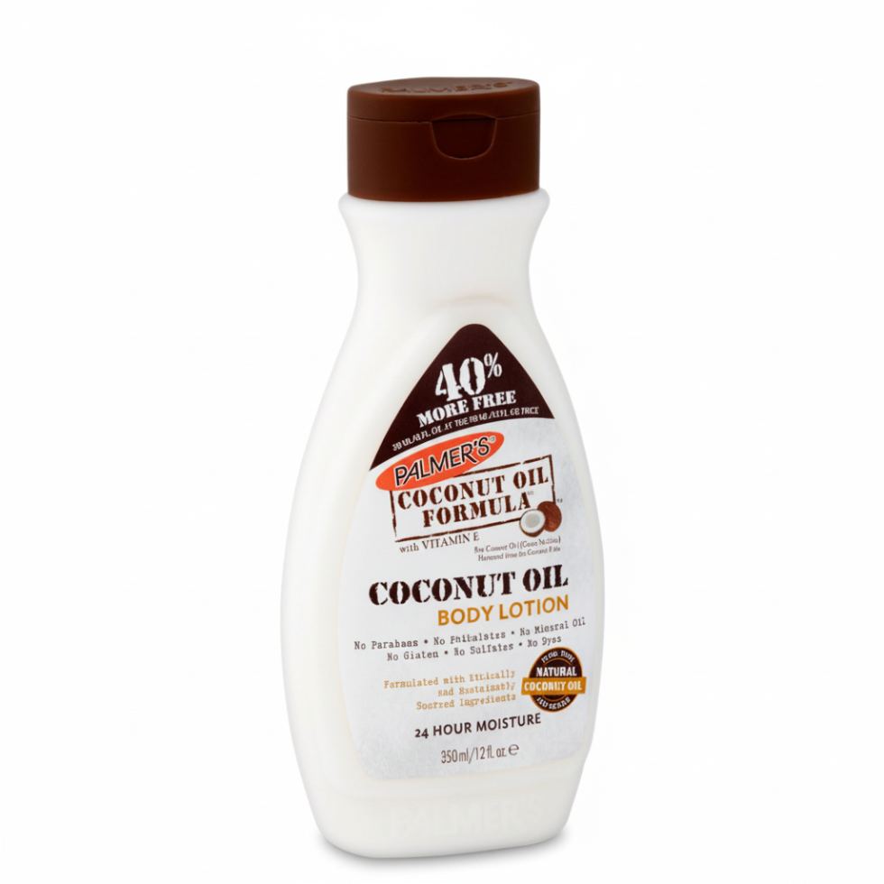 palmers coconut oil body lotion 350ml 24h moisture soft smooth hydrated skin care