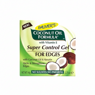 palmers coconut oil super control gel for edges 64g strong hold sleek moisture non flaking hair styling gel