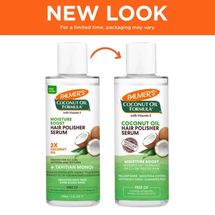 Palmers Coconut Oil Hair Polisher Serum 178g | Shine & Frizz Control