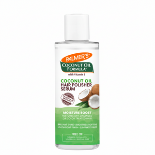 palmers coconut oil hair polisher serum 178g shine frizz control smooth soft glossy manageable hair