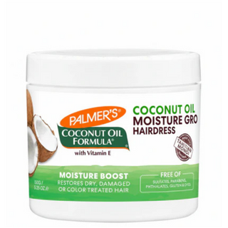palmers coconut oil hairdress moisture gro 150g dry damaged colour treated hair moisture boost smooth shiny healthy hair care