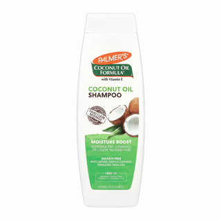 palmers coconut oil shampoo 400ml moisture boost dry damaged color treated hair hydration smooth soft hair