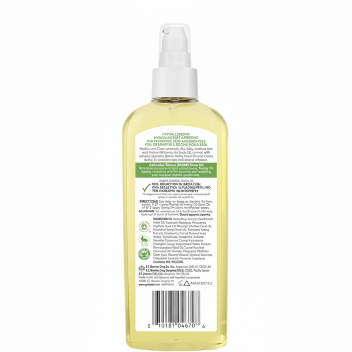 palmers hemp oil calming relief body oil 150ml hydrate soothe dry skin soft smooth comfort body care oil