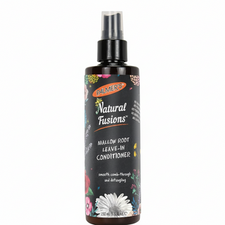 palmers natural fusions mallow root leave in conditioner 250ml detangle shine smooth soft frizz free hair spray