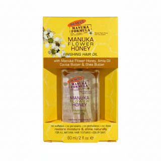 palmers manuka flower honey finishing hair oil 60ml shine softness frizz control smooth healthy hair