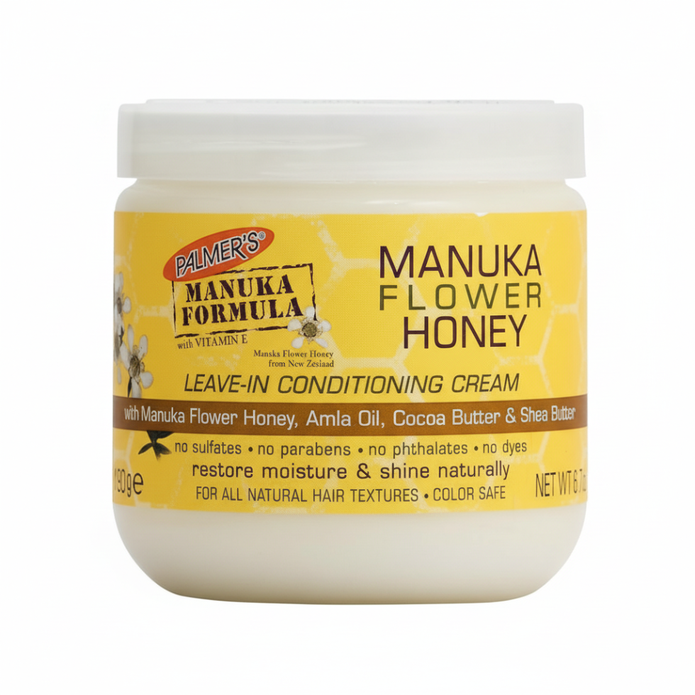 palmers manuka formula leave in conditioning cream 6.7oz hydrate repair frizz control smooth soft shiny hair care conditioner
