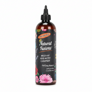 palmers natural fusions micellar rose water clarifying shampoo 350ml gentle botanical hair care clean fresh soft shiny hair