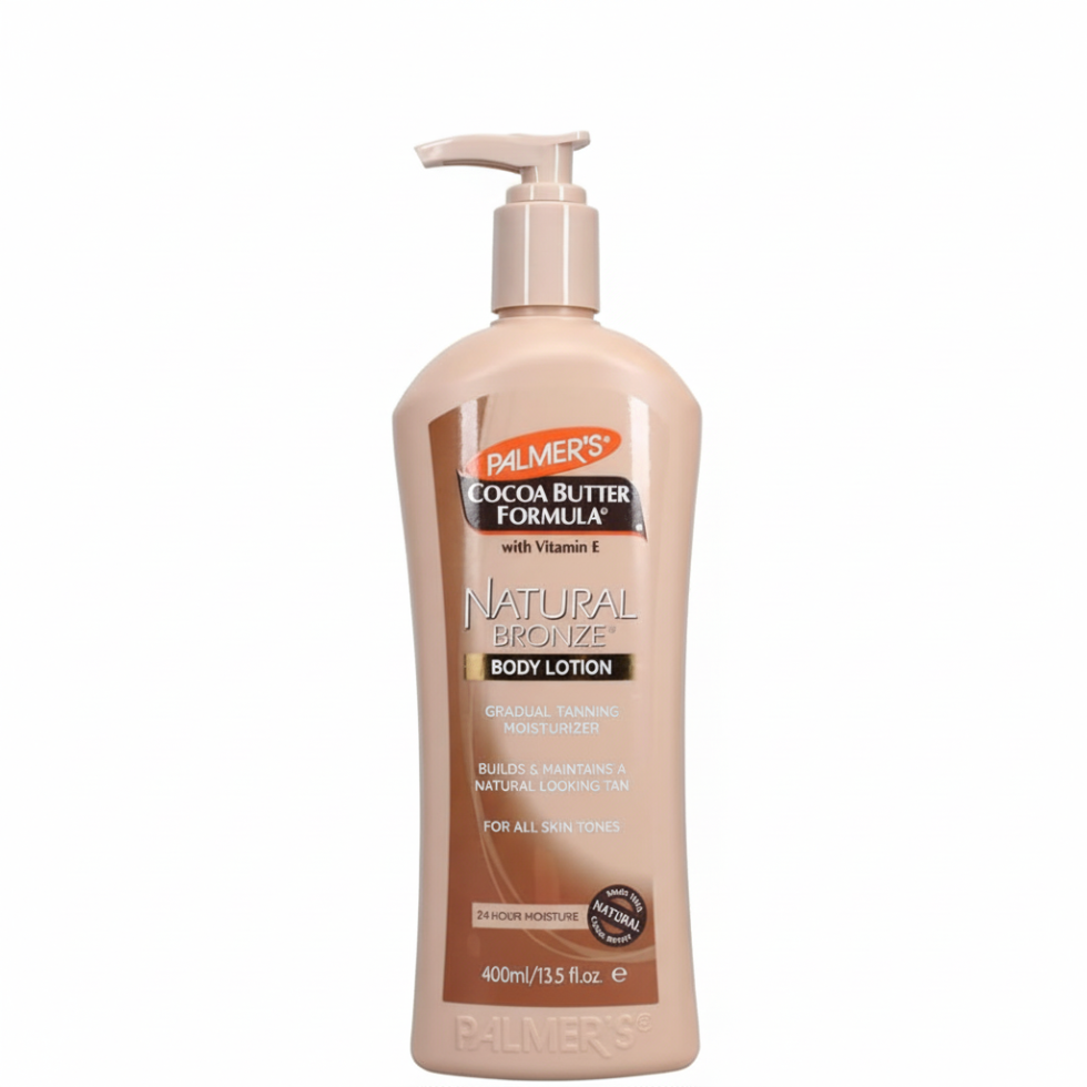 Palmers Natural Bronze Body Lotion 400ml | Gradual Tanning Moisturizer Glow