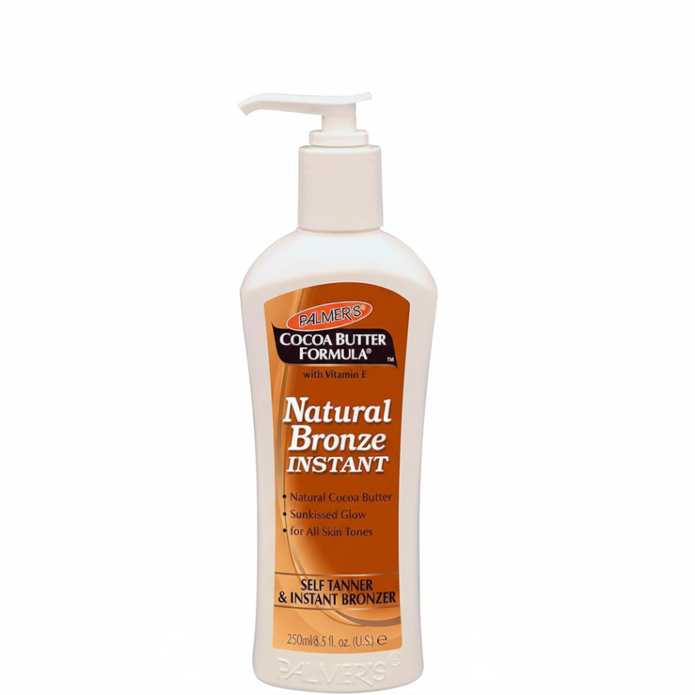 palmers natural bronze instant body lotion 250ml sun kissed glow hydrating smooth even skin tone care