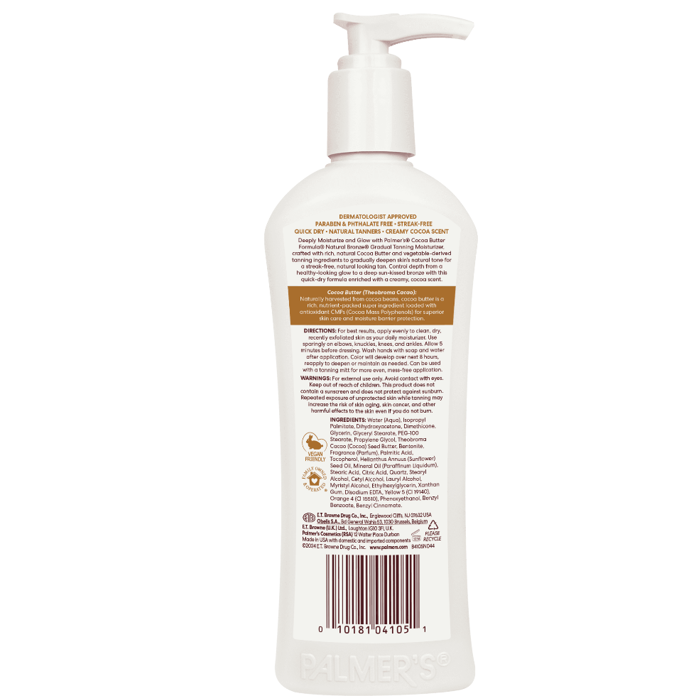 palmers natural bronze body and face lotion 250ml gradual self tanner natural glowing skin