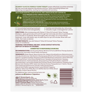 palmers olive oil deep conditioning pack 60g intense hydration frizz control soft smooth shiny hair treatment