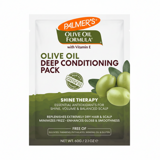 palmers olive oil deep conditioning pack 60g intense hydration frizz control soft smooth shiny hair treatment