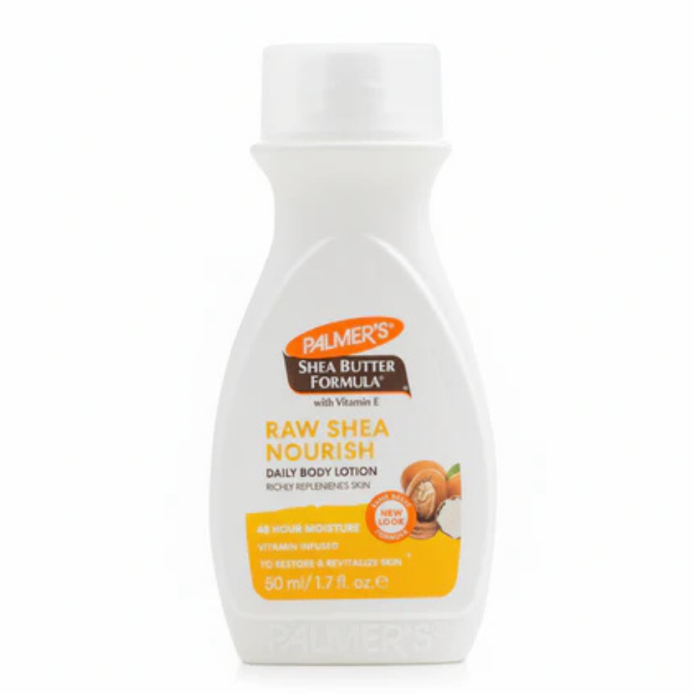 palmers shea butter raw shea body lotion 1.7floz for deep moisture daily nourish soft skin