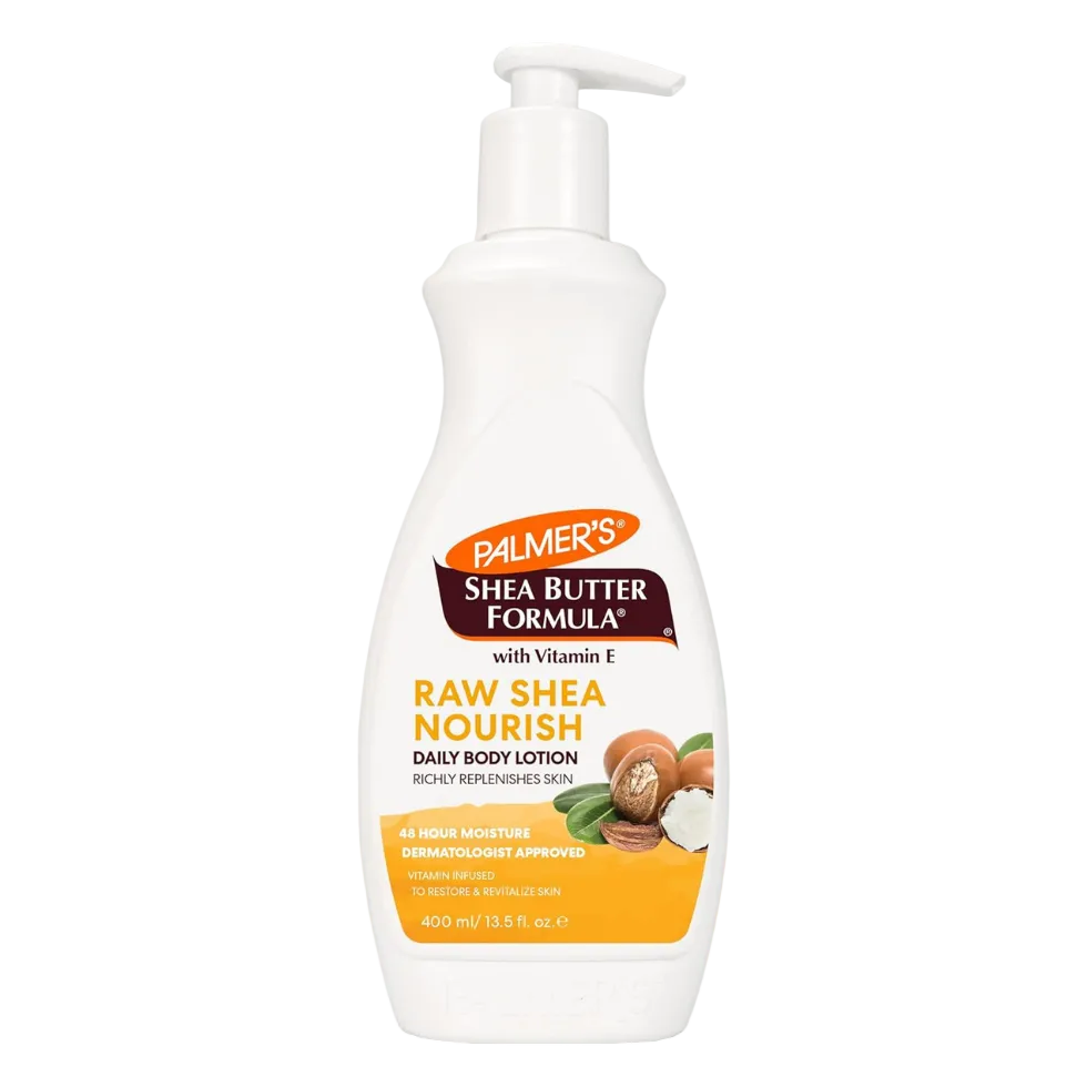 palmers shea butter raw shea body lotion 13.5floz for deep hydration daily nourish soft skin