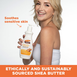 palmers shea butter raw shea nourish daily body lotion for deep hydration soft smooth skin