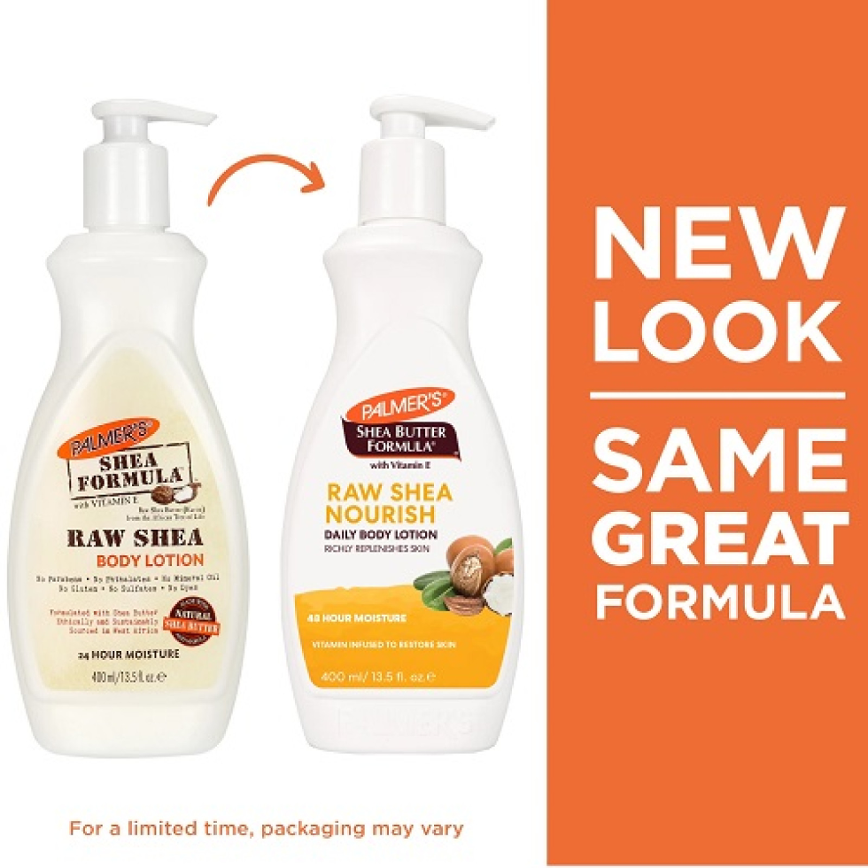 palmers shea butter raw shea nourish daily body lotion for deep hydration soft smooth skin