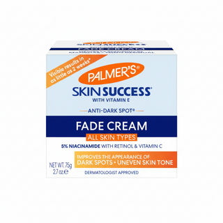 palmers skin success fade cream 75g dark spot corrector niacinamide even skin tone brightening facial cream for smooth radiant skin
