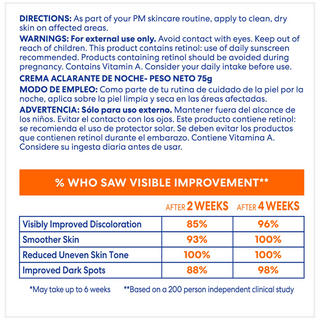 palmers skin success night fade cream 75g dark spots brightening even tone overnight skin repair care