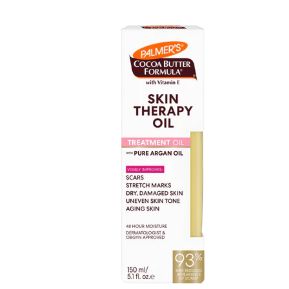 palmers cocoa butter skin therapy oil 150ml scar stretch mark care skin repair and smoothing glow oil