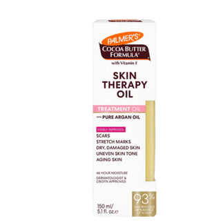 palmers cocoa butter skin therapy oil 150ml scar stretch mark care skin repair and smoothing glow oil