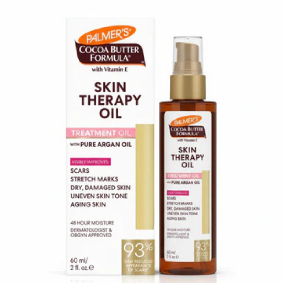palmers cocoa butter skin therapy oil 60ml scar stretch mark care skin repair smooth glowing skin