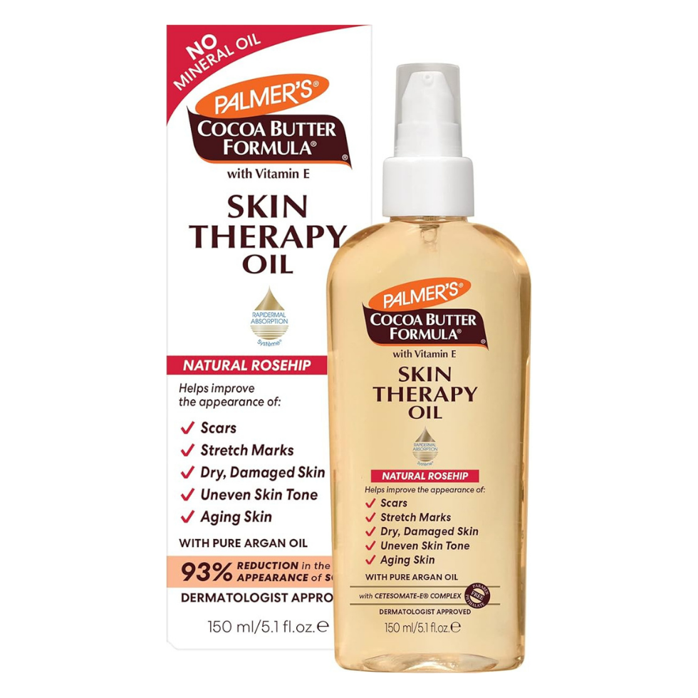 palmers skin therapy oil rosehip 150ml scar stretch mark care natural skin repair and smoothing oil