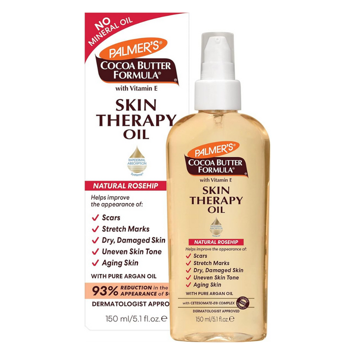 palmers skin therapy oil rosehip 150ml scar stretch mark care natural skin repair and smoothing oil