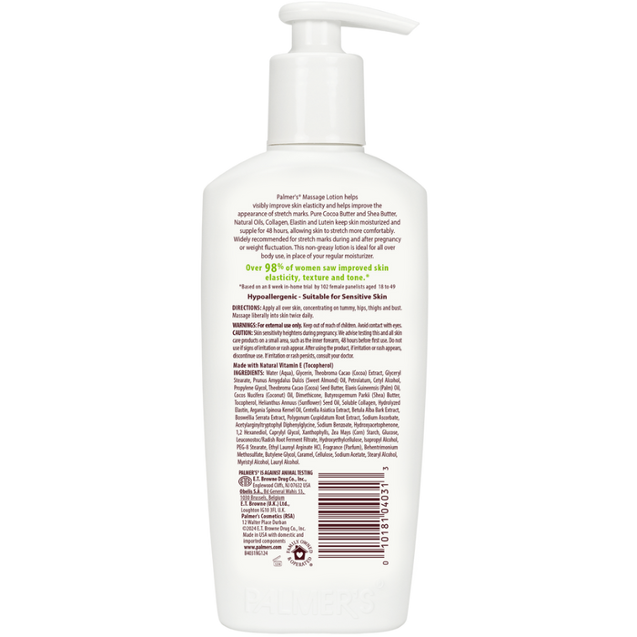 palmers cocoa butter stretch mark massage lotion 250ml skin elasticity care hydrating smoothing body lotion
