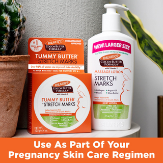 palmers tummy butter 125g stretch marks care improves skin elasticity smooth hydrated skin
