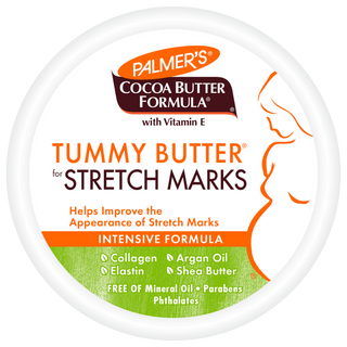 palmers tummy butter 125g stretch marks care improves skin elasticity smooth hydrated skin
