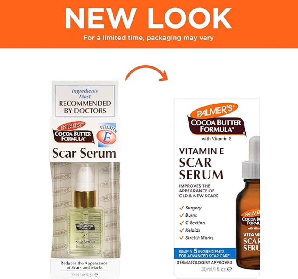 palmers vitamin e scar serum 30ml surgery burns stretch marks skin repair care serum