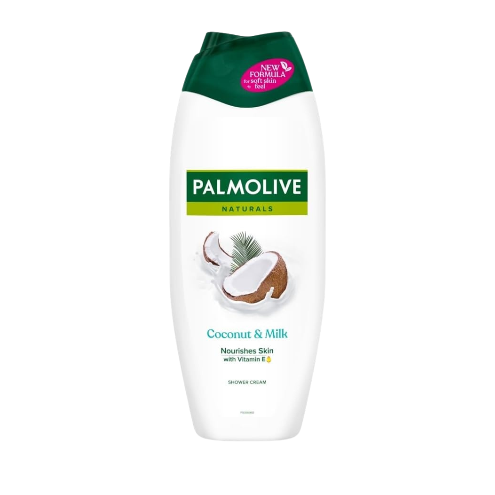 Palmolive naturals coconut and milk shower gel 500ml nourishing body wash for soft smooth and hydrated skin daily use