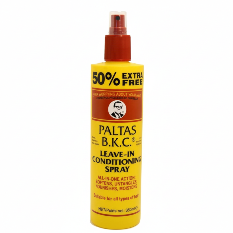 paltas bkc leave in conditioning spray 350ml smooth soft nourished frizz free hair detangling mist