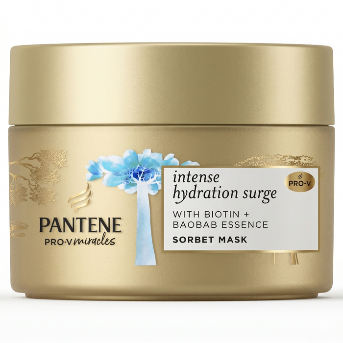 Pantene Intense Hydration Sorbet Mask 160ml | Deep Moisture Hair Repair Care