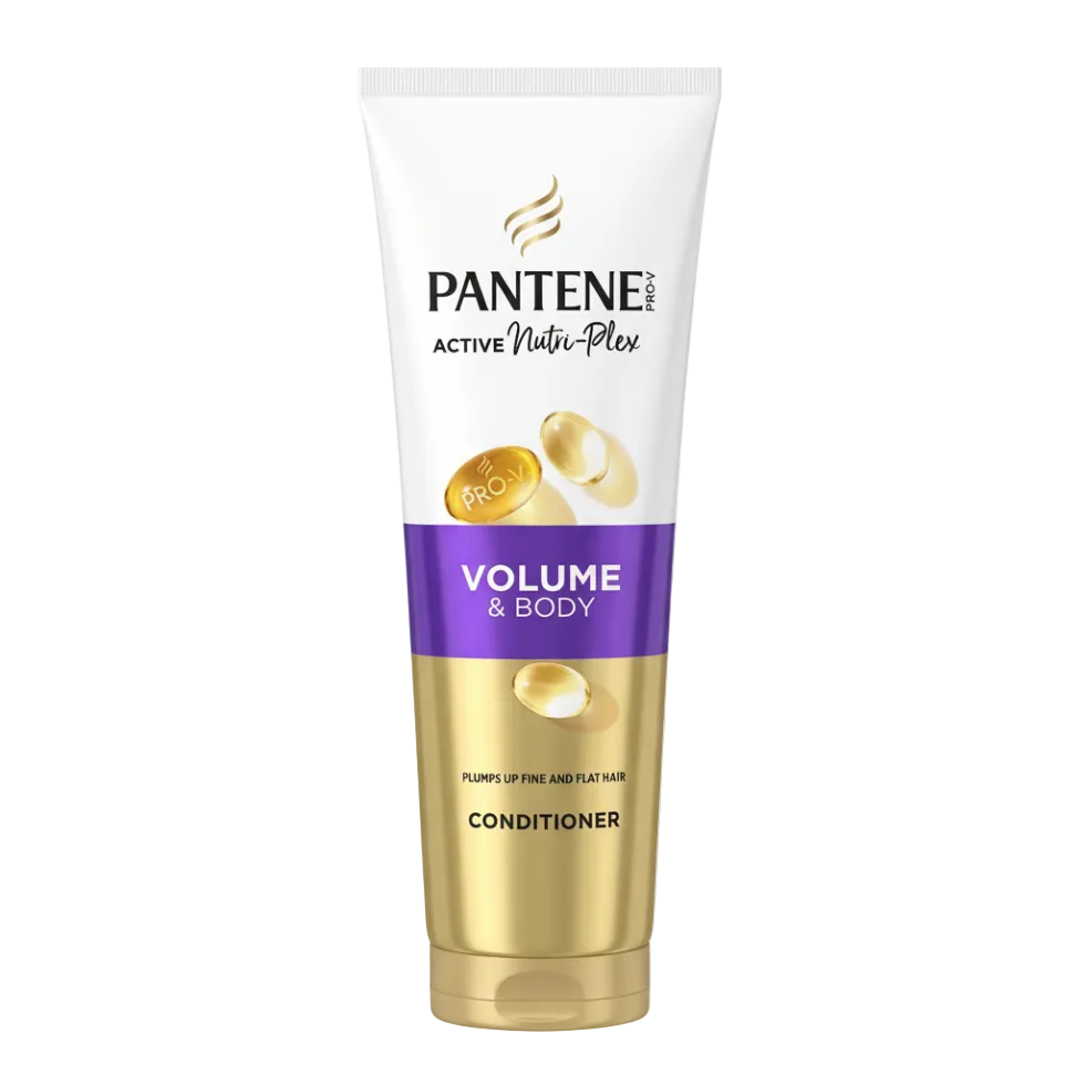 pantene pro v volume and body conditioner 230ml lightweight volumizing hair care conditioner