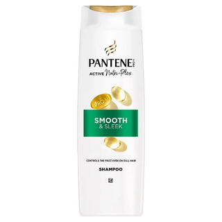 pantene smooth and sleek shampoo 325ml frizz control silky smooth hair care shampoo