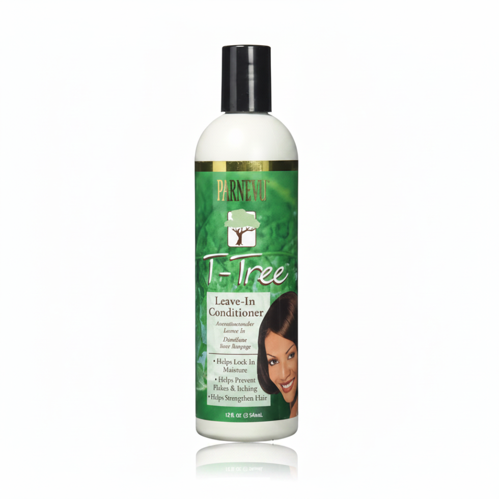 Parnevu tea tree leave in conditioner for hydrated stronger soft hair and soothed healthy-looking scalp