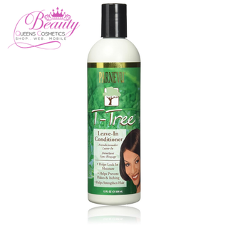 Parnevu T-Tree Leave-In Conditioner 12oz- Soothes Scalp, Hydrates & Strengthens Hair