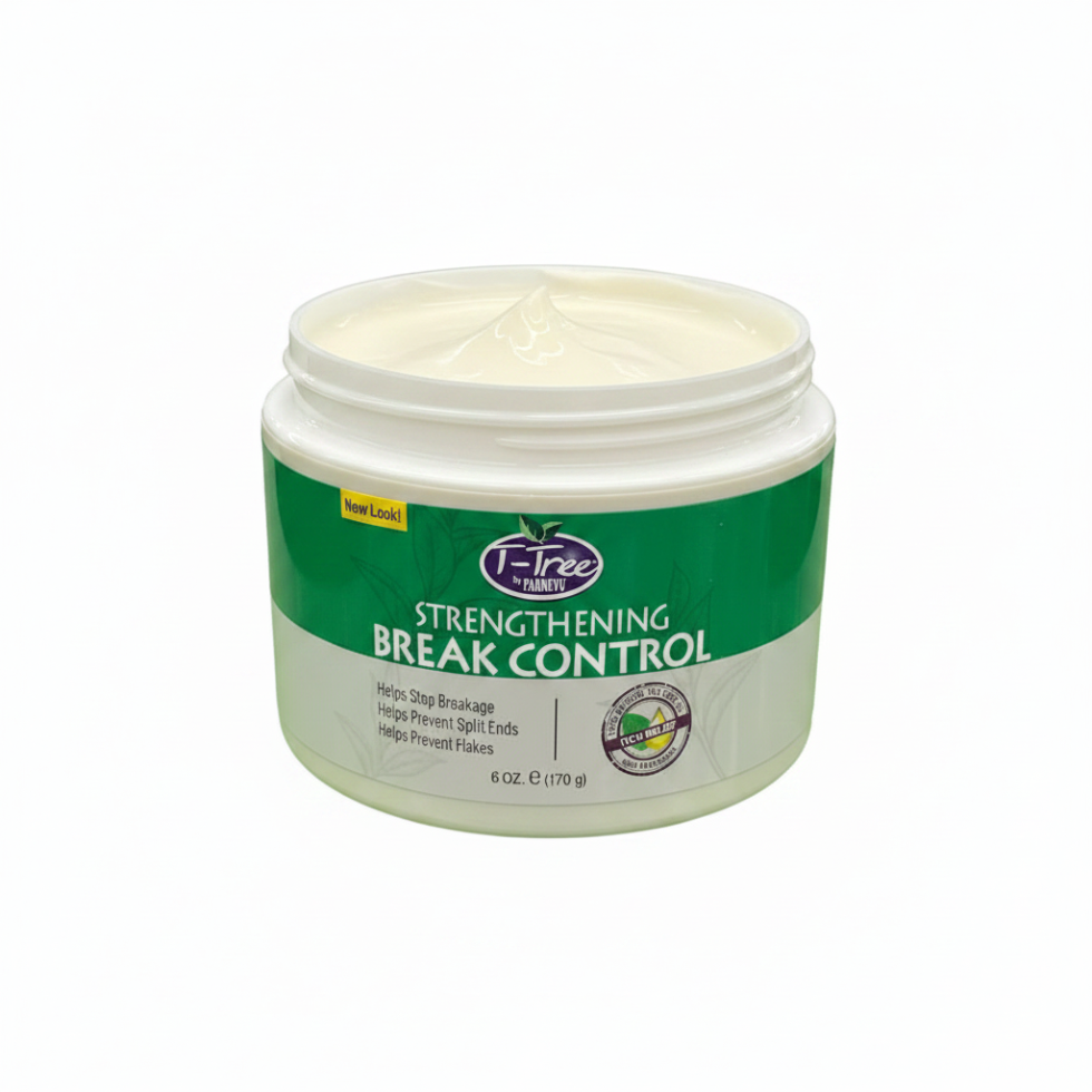 Parnevu tea tree break control treatment for stronger smoother shiny healthy-looking anti-breakage hair care