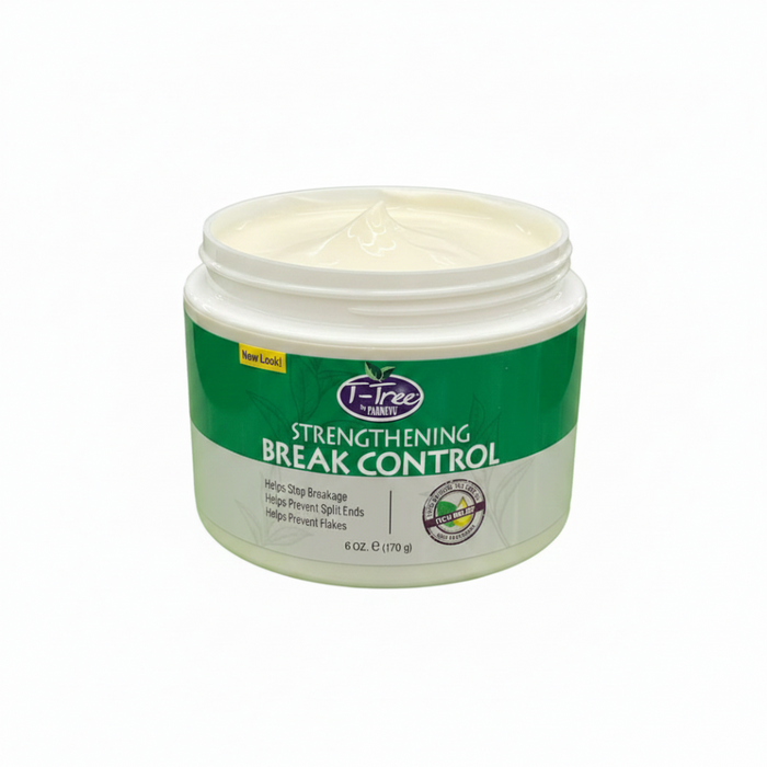 Parnevu tea tree break control treatment for stronger smoother shiny healthy-looking anti-breakage hair care