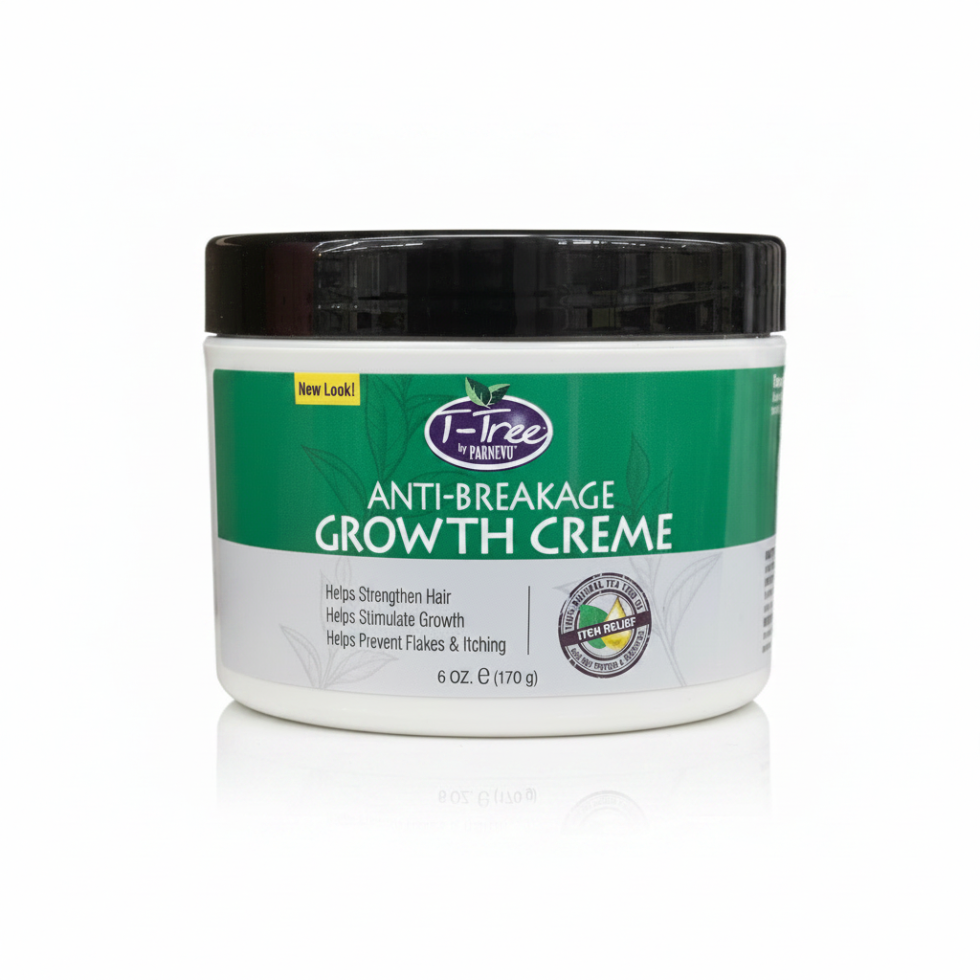 parnevu t tree anti breakage growth creme 6oz strengthen and support hair growth