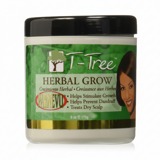 Parnevu tea tree herbal grow for dry itchy scalp nourishment stronger hair and healthy-looking growth care