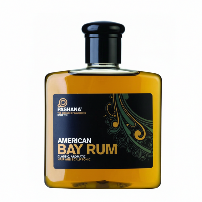 Pashana American Bay Rum 250ml | Classic, Aromatic Hair & Scalp Tonic