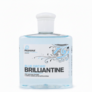 pashana blue orchid brilliantine hair dressing shine light hold classic fragrance smooth styling hair