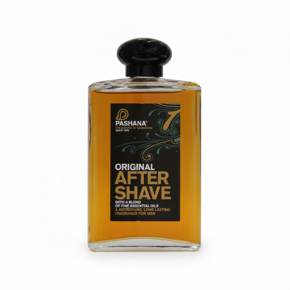 pashana original after shave classic masculine fragrance post shave skin refresh cooling grooming lotion