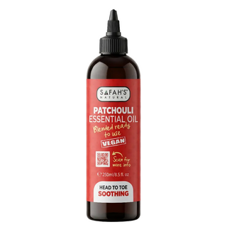patchouli essential oil 250ml calming aromatherapy stress relief skin nourishing natural oil