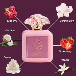 Pink Blush Shams Al Emarat Khususi EDP 100ml sweet marshmallow vanilla fruity perfume

