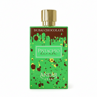 Pistachio Kunafa EDP by Anfar 1950 80ml luxurious unisex dessert inspired perfume with pistachio creamy sweet gourmand notes